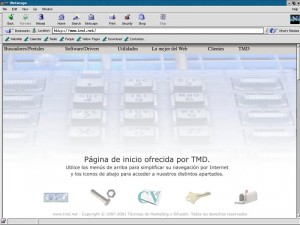2001 TMD Página de inicio en Flash